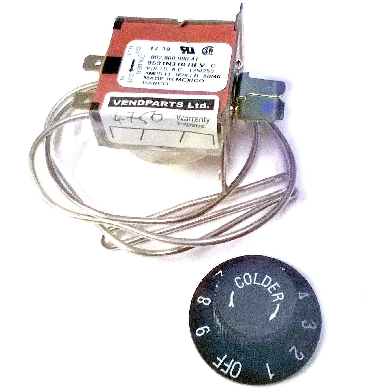 TEMPERATURE CONTROL DIXIE NARCO / MPN - 80280041001